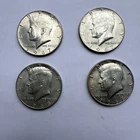 Two 1967 Half Dollars And Two 1968 D Half Dollars