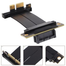 PCI 4.0 Riser Adapter Extension - 1X 90 Degree GPU Vertical Mount Cable