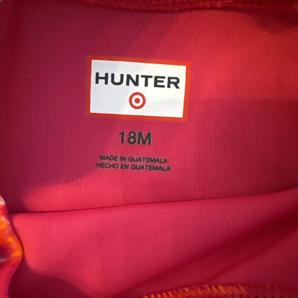 Hunter Logo Kleinkind Mädchen 18M Schwimmen Langarm Oberteil UPF 50+ chlorbeständig - Bild 4 von 4