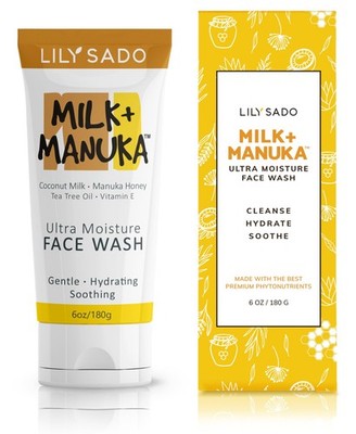 LILY SADO MILK+MANUKA  Coconut Milk & Manuka Honey Cream Face Cleanser 