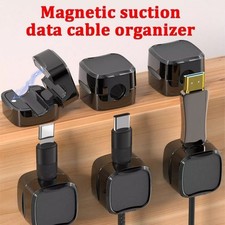 12Pcs Cable Clips Self-Adhesive Cord Management Wire Holder Organizer Clamp NEW