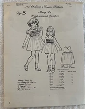 English Smocking Children’s Corner Patterns Mary De Wrap Around Jumper Size 3