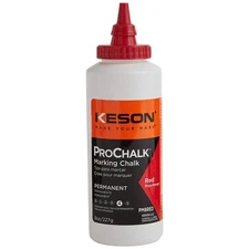 KESON PM8RED Marking Chalk,Waterproof,Red,8 oz. 6XGL8