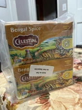 Celestial Seasonings Tea BENGAL SPICE 20 ct (2 Boxes)