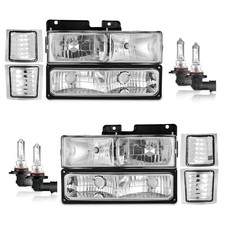 Halogen Headlights for 1994-1998 Chevy Silverado 1500 2500