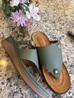 Nice Comfortable Soft …. Olive Green “Flex Step “ Sandals 8.5 New — photo 2