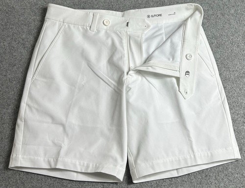 G/Fore Shorts Mens 30 White Sporty Golf Athletic Leisure Casual Comfort Stretch