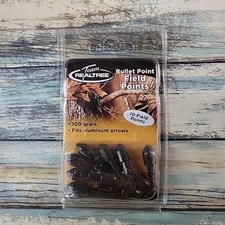 Team Realtree 10 Bullet Point Field Points 21/64 Diameter 100 Grain