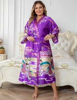 purple satin dressing gown Mens Purple Silk Dressing Gown Robe