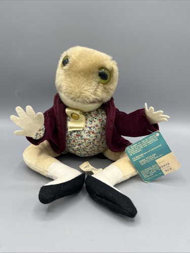 Vintage Eden Mr. Jeremy Fisher, Beatrix Potter's 1982 Plush Toy