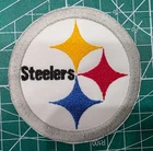 Pittsburgh Steelers 3" Iron /Sew On Embroidered Football Logo NFL