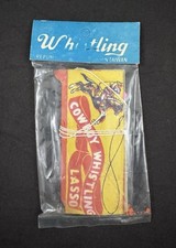 Vintage 1950s Cowboy Whistling Lasso - Made in Taiwan
