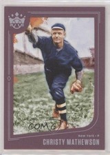 2019 Panini Diamond Kings Plum Framed Christy Mathewson #24 HOF 0b0