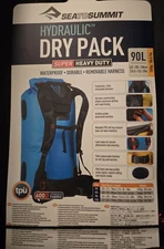 BRAND NEW - SEA TO SUMMIT HYDRAULIC DRY BAG BACKPACK, 90L SUPER HEAVY DUTY