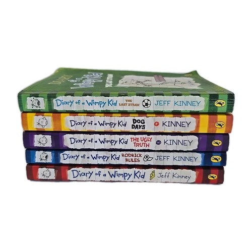 Diary Of A Wimpy Kid By Jeff Kinney Collection Set Lot Paperback Books 1 2 3 4 5 - Picture 2 of 15