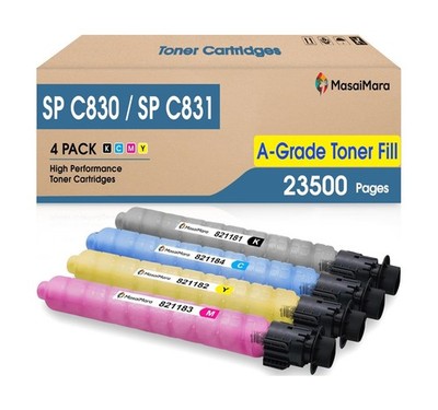 MasaiMara SP C830 Compatible Toner Cartridges Replacement for Ricoh Aficio Sa...