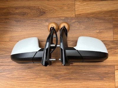 VW Caravelle T6 T6.1 2015-2023 Door Wing Mirrors New White Pair R/H L/H