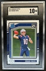2024 Panini Donruss Optic Drake Maye Rated Rookie #229 Patriots SGC 10