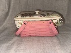 Dresden and Company Pink Woven Sewing Basket with Padded Lid and Plastic Insert — photo 2