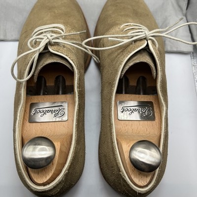 Paraboot Arles Suede Dress Derby Shoes Made in France EUC w  display picture 2