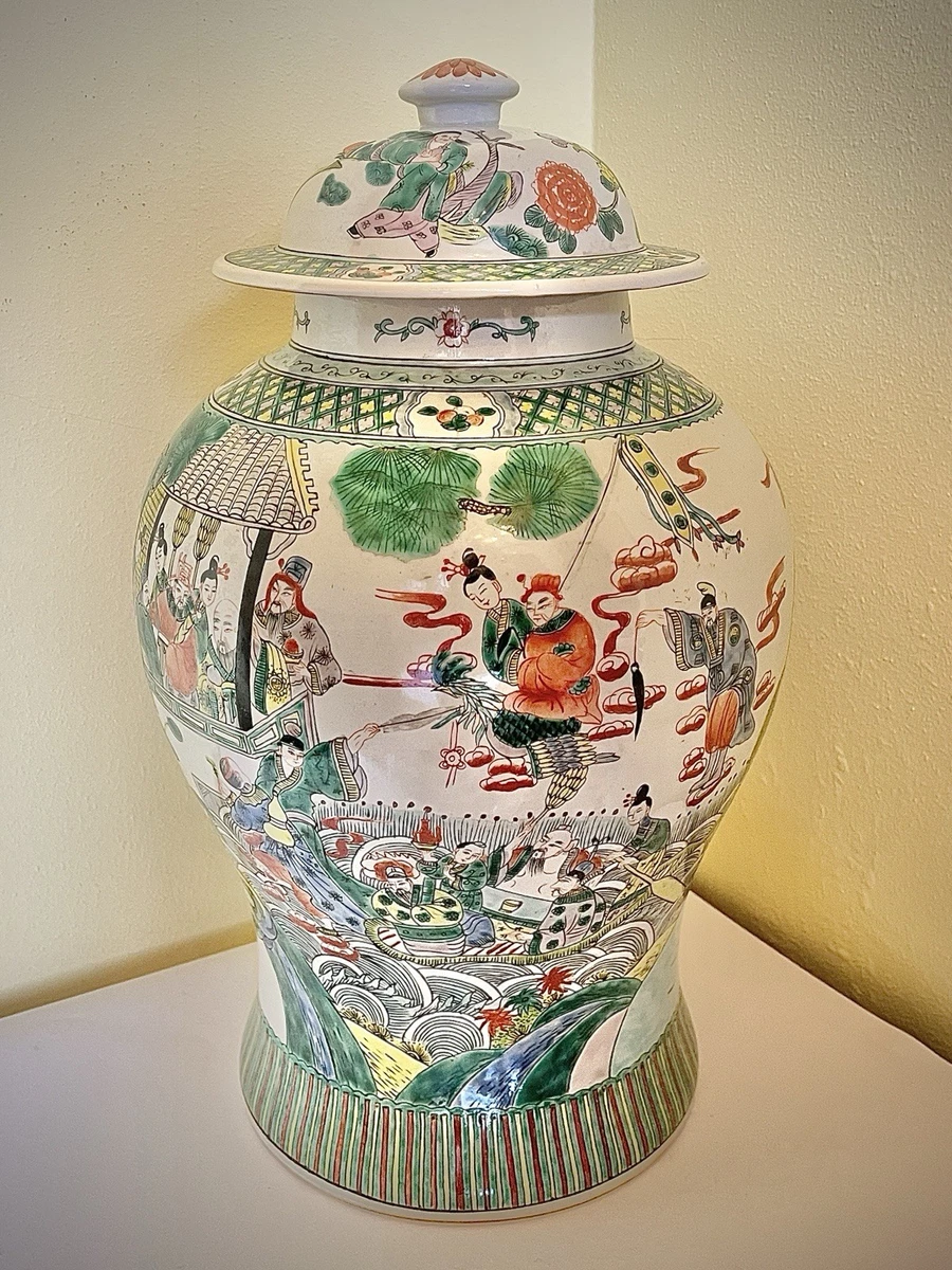 大花瓶中国古董花瓶| eBay