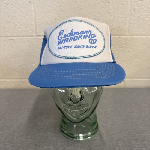 Eschmann Wrecking Co Edmond Oklahoma Patch Mesh Trucker Hat