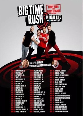 Big Time Rush in Real Life Worldwide 2025 Poster