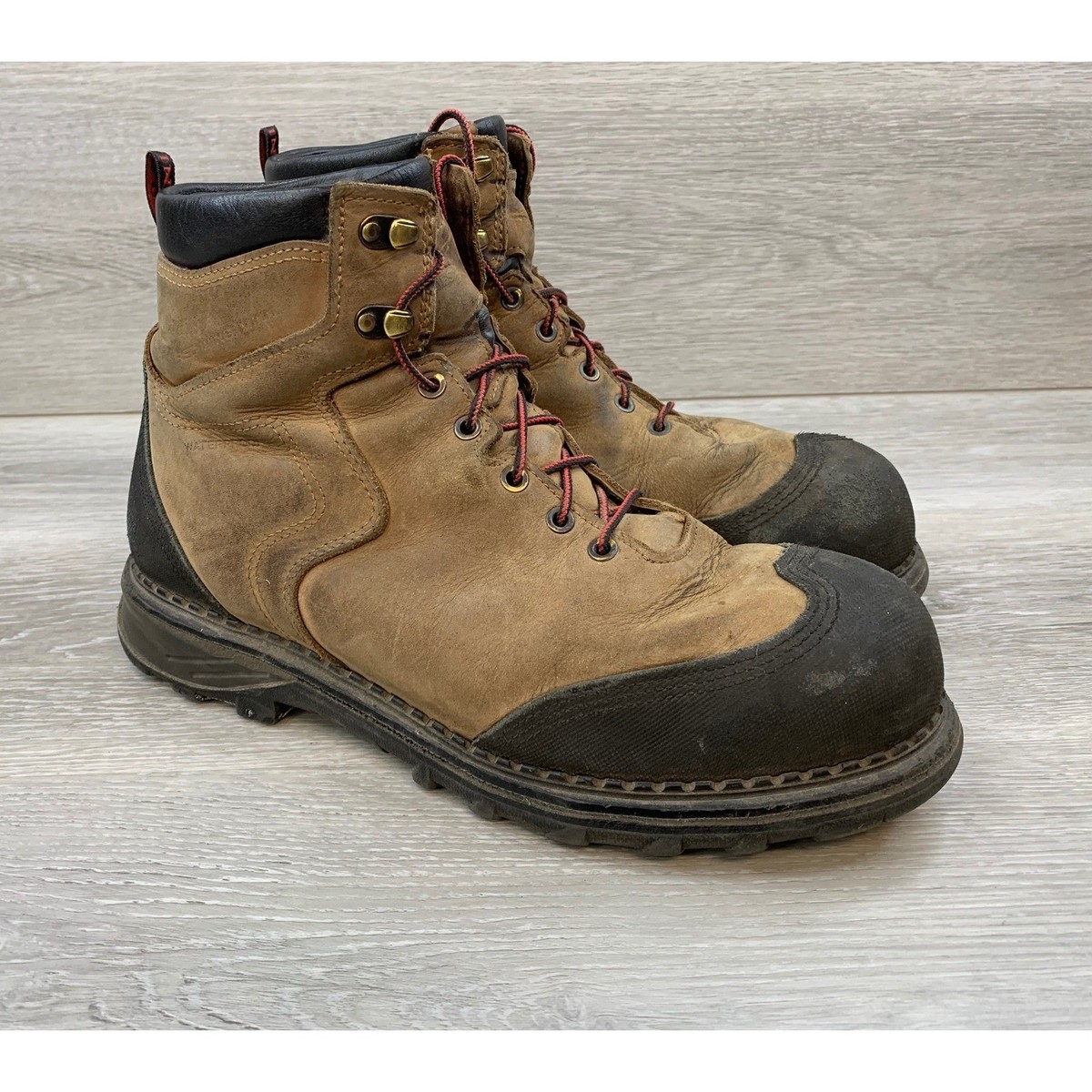 Red Wing Burnside Men's 2410 Waterproof Work Boots Leather Tan