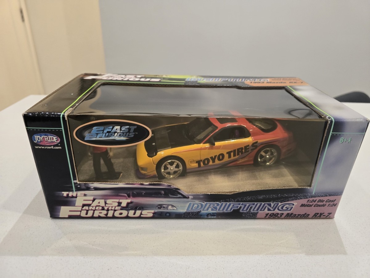 Joy Ride Ertl 1:24 Scale Diecast Car Fast & Furious 1993 Mazda RX