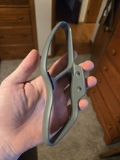 90-92 Camaro Iroc Z28 RS - LH Driver Side Seat Belt Guide Grey Red