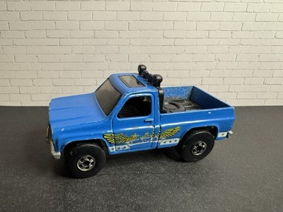 Vintage 1977 Hot Wheels Bywayman Blue Eagle Chevrolet Pickup Truck Blackwall 4x4