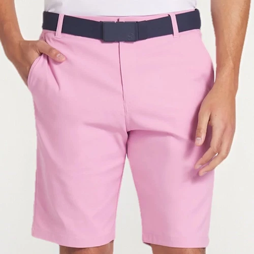 Puma Pantaloncini da Golf Uomo Rivenditore 8" Colore: Malva (Rosa) Taglia: 40