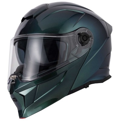 VCAN H276 Gradient Green/Blue Chamäleon Paint Klapphelm Motorrad Fahrradhelm