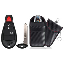 Replacement Key Fob Remote 2008 Dodge Journey FCC:IYZ-C01C MP  Protective Pouch
