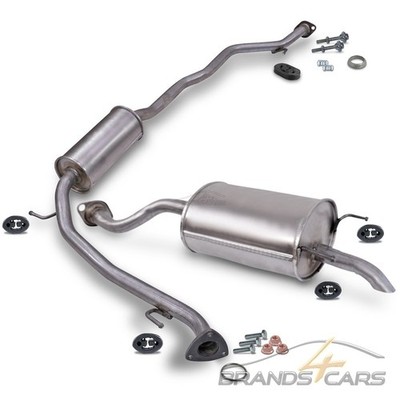 ATEC SCHALLDÄMPFER AUSPUFFANLAGE FÜR HONDA JAZZ 2 GD 1.2 1.3 DSI iDSI BJ 02-08