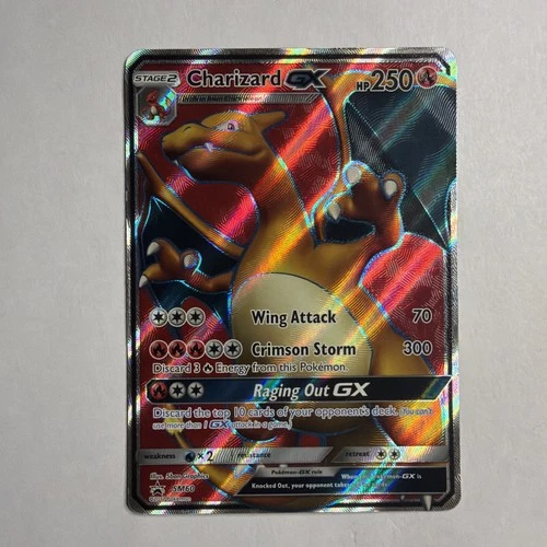 Pokemon - Charizard GX SM60 - Sun & Moon Full Art Black Star Promo Holo (2017)