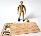 GI Joe Tan Grunt v2 W/ Filecard Falcon Pilot vintage 1983 Hasbro