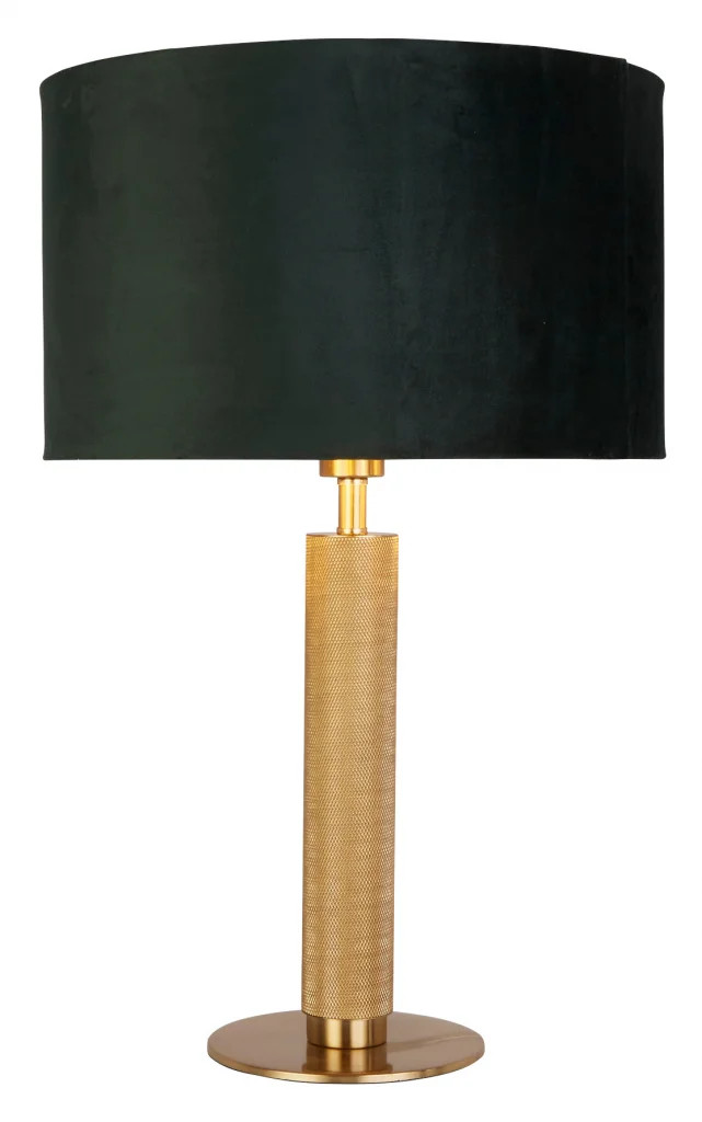 Table Light Gold London Green Searchlight 65721GR