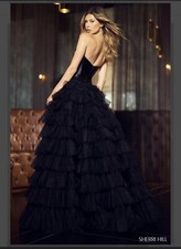 Sherri Hill Size 10 Corset Strapless Gown