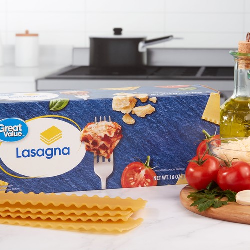 (6 pack) Great Value Lasagna Pasta, 16 oz - Picture 2 of 9