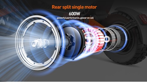 JOYOR S8 Adulto Monopattino elettrico 48V 26Ah 10 pollici Pieghevole E-Scooter - Foto 9 di 16