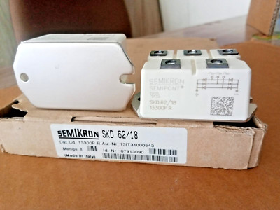 3PCS LOTS OF SKD 62/18 SEMIKRON POWER BRIDGE RECTIFIER SKD 62-18