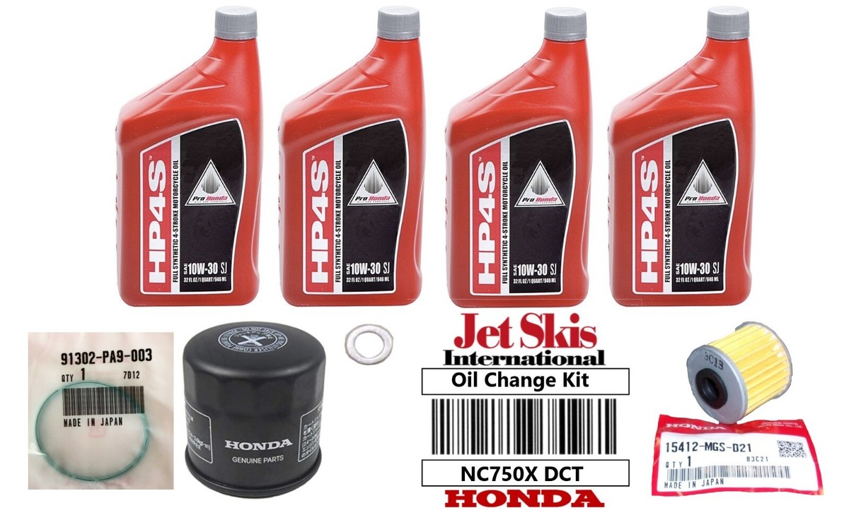 Honda NC750X NC 750 XA XD 750 DCT OEM Synthetic Oil Change