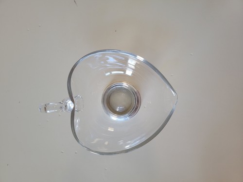 Antique Swan Glass Sterling Silver Gravy Boat Creamer Serving Dinnerware - Picture 2 of 9
