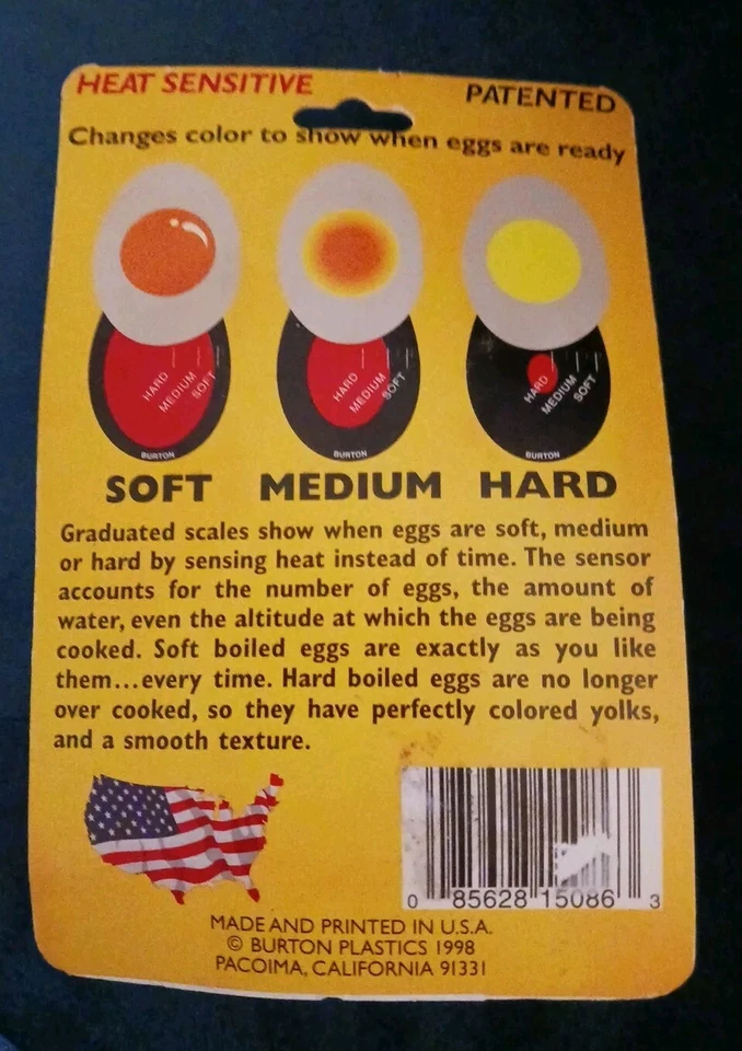 BurtonD15 EGG PERFECT Color Changing 🥚Egg Timer⏲️  Boil Perfect Eggs Each Time - Image 2 of 4