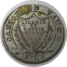 elf Switzerland Canton Vaud 1 Batzen 1805  Napoleon Act of Mediation