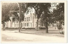 Le Sueur Minnesota MN ~ High School Building RPPC Real Photo Postcard 1930's