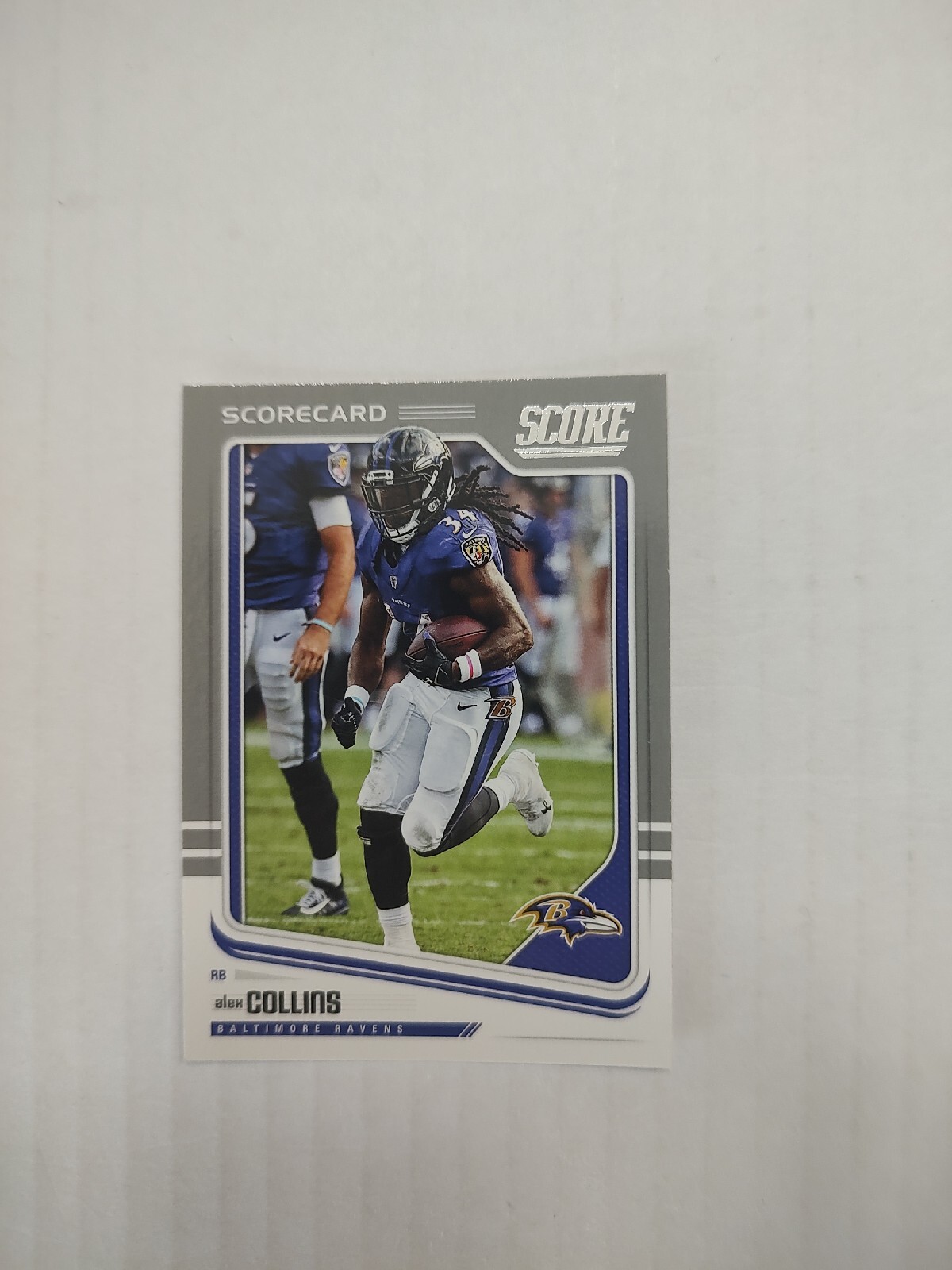 2018 Score - Scorecard #29 Alex Collins (PWE)