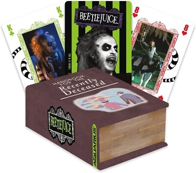 Beetlejuice Handbook For Recently Deceased set of 52 playing cards (+ jokers)