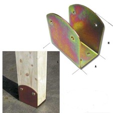 "U" BÜGEL FÜR LAMELLENBALKEN Minutex 832-120150 - DICKE. 4 mm ZINK. GOLD